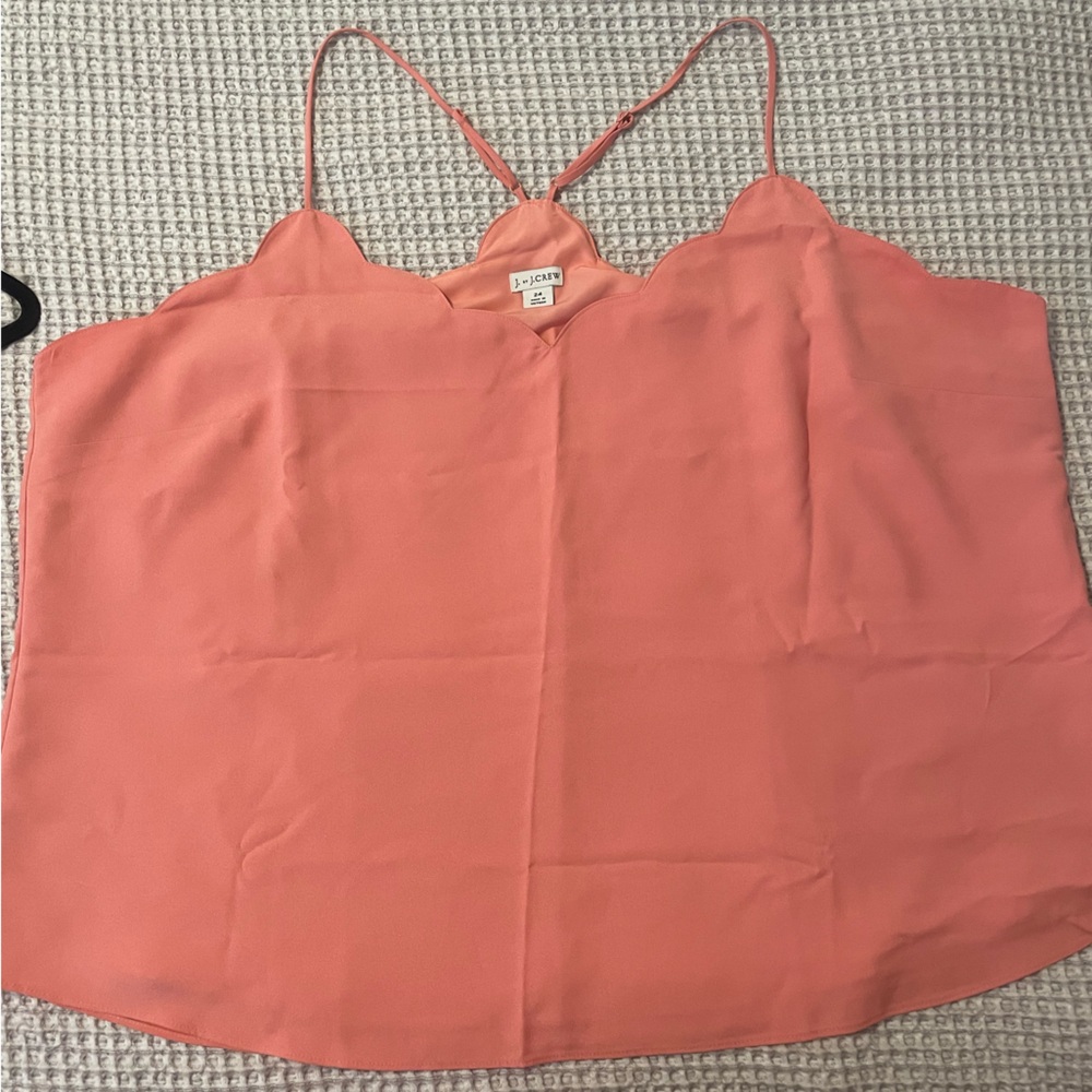 J by J.Crew scallop detail tank